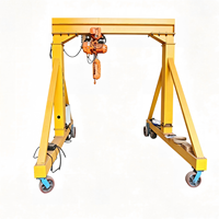 Mini-grue portative flexible à mouvement fluide 1-3 tonnes avec moteur, roulement et boîte de vitesses certifiée CE