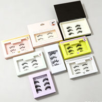 Faux cils pré-collés courbés sur mesure pour distributeurs, sans bande, marque privée, imperméables, vente en gros Europe, taille personnalisée, approvisionnement