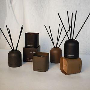 Bán buôn cao cấp hương thơm sậy khuếch tán thiết lập hàng đầu của nhà sản xuất chai thủy tinh làm mát không khí tự làm lâu dài dầu tươi - Product Image 4