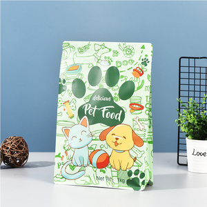 Produttore personalizzato grande fondo piatto reale all'ingrosso riciclabile LDPE <span class=keywords><strong>cibo</strong></span> per cani sacchetti con cerniera Top 500g-20kg <span class=keywords><strong>cibo</strong></span> per animali - Product Image 4