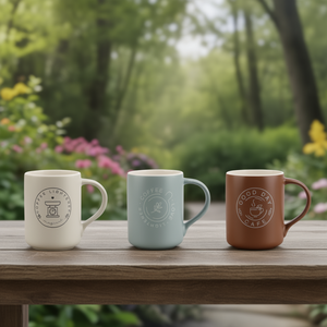 Ceramic <b>Mug</b> COFFEE Assorted Art 7 - Product Image 3