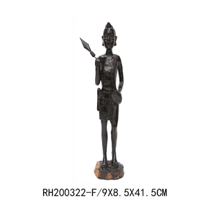 Estatuilla Artificial, esculturas <span class=keywords><strong>de</strong></span> arte africano, poliresina, madera <span class=keywords><strong>de</strong></span> ébano, talla a mano, estatua <span class=keywords><strong>de</strong></span> mujer africana para decoración <span class=keywords><strong>de</strong></span> accesorios para el hogar - Product Image 3