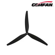 Hélices Gemfan 1507 FPV à 3 pales en fibre de verre et nylon noir, 1 paire, hélices de remplacement pour drone de course RC