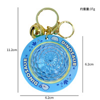 Porte-clés personnalisé en PVC 3D Kawaii Porte-clés en caoutchouc de dessin animé Poupées de personnage en silicone pour une durabilité accrue