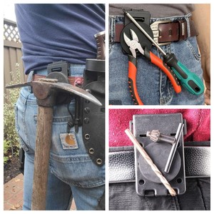 Phát Hành Nhanh Chóng Hands Miễn Phí Nhiệm Vụ Nặng Nề Cao Su Tráng Công Cụ Từ Tính Chủ Cho Vành Đai Clip - Product Image 6