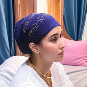 New YASEEN solid color breathable cotton sheer hijab <b>scarf</b> Tudung women's cap suitable for all seasons, ethnic Islamic style - Product Image 4