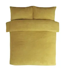 Teddy Fleece Duvet Cover Bedding Sheet Set With Pillow Case Thermal Warm Super Soft