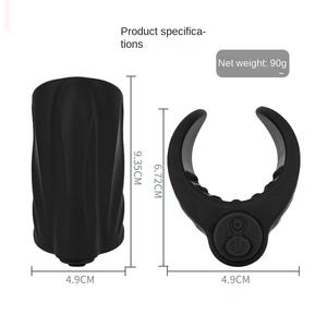 Masturbator pegangan tangan silikon dapat diisi ulang USB cangkir pesawat generasi kedua yang dapat disesuaikan untuk pria dewasa perlengkapan seks - Product Image 6