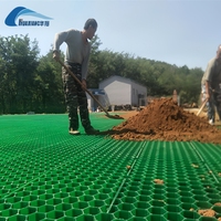 Dalles perméables en plastique pour gazon, tapis de protection pour pelouse, système de renforcement du sol pour parking, allée et chemin