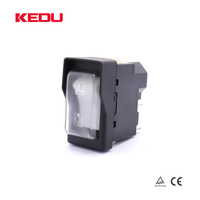 Interrupteur à bouton-poussoir KEDU KJD16 5 broches marche/arrêt, interrupteurs électromagnétiques avec couvercle étanche, interrupteur pour outil électrique