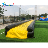 Toboggan aquatique gonflable géant commercial Slip N Pool en liquidation à vendre