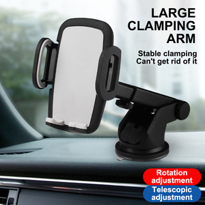 Bán Buôn Trọng Lực Xe Núi Cốc Hút Cradle ABS Silicone Hands-Free Xe Người Giữ Điện Thoại Cho An Toàn Và Thuận Tiện Lái Xe - Product Image 3