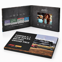 Carte d'invitation numérique de mariage en gros, brochure vidéo avec lecteur MP4, impression personnalisée pour cadeau