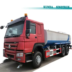 Sinotruk Howo 371 6X4 Rijden Capaciteit 20 Kubieke Meter Water Spray Bowser Sprinkler Tanker Truck