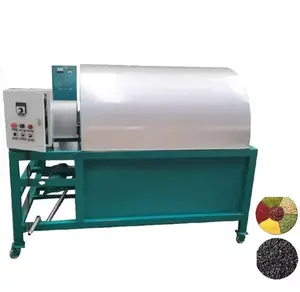 Large Capacity Drum Type Gas Heated Nut Coffee Bean Tea Roasting Machine Dryer Machine For Factory Use