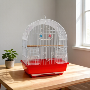 Jaulas de hierro al por mayor para loros, jaulas arqueadas para mascotas con base de cajón, artículos para mascotas, artículos para pájaros - Product Image 5