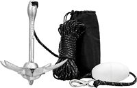Kit d'ancrage compact pour kayaks, canoës et SUP de 1,5/3,5 lb