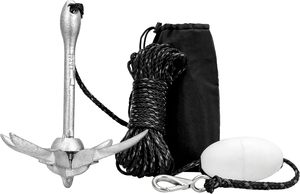 Kit d'ancrage compact pour kayaks, canoës et SUP de 1,5/3,5 lb - Product Image 6