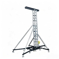 Structure de scène en aluminium en forme de A, sur mesure, pour sonorisation extérieure, idéale pour les bars.