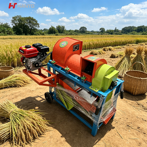 Décortiqueuse <span class=keywords><strong>de</strong></span> céréales à essence haute puissance 1000-2000 kg/h, fonctionnement continu stable, portable pour le traitement agricole sur tous les terrains - Product Image 1