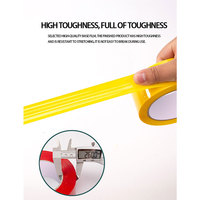 Autocollants adhésifs en BOPP acrylique de largeur personnalisée pour la fermeture de cartons, résistants, écologiques, aux couleurs vives, résistants à l'eau, à haute viscosité