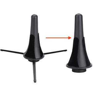 Supporto per tromba portatile pieghevole con gambe in ottone in metallo ABS accessorio per strumenti musicali in plastica nera - Product Image 5