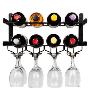 Produit à vendre populaire Séchoir à verre à vin du câble Étagère de rangement des couverts de la cave à vin Porte-verre suspendu - Product Image 6