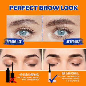 <span class=keywords><strong>Gel</strong></span> Coiffant <span class=keywords><strong>Sourcils</strong></span> Transparent Imperméable 24H Longue Tenue avec Brosse pour un Effet Laminé et Plumeux Kit Maquillage <span class=keywords><strong>Essence</strong></span> OEM - Product Image 5