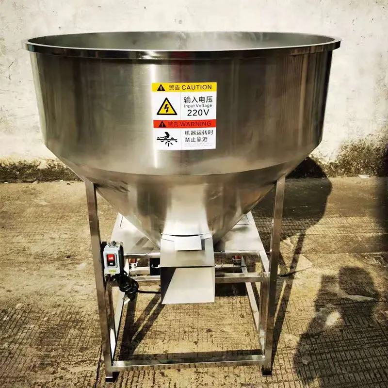 Feed mixer Stainless steel small dry wet dual-purpose feed particle mixing mixer for breeding farm
