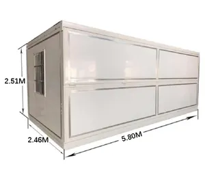 预制可折叠模块化移动集装箱办公室廉价预制集装箱家庭快速建造折叠小房子