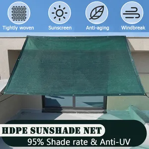 Anti-Uv Buitenterras Zonnescherm Net Hdpe Stof Schaduw Zeilen Paviljoen Luifel Tuinhuisje Omheining Behuizing Netten