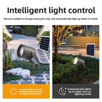 Projecteur LED solaire extérieur étanche IP65 pour cour et jardin, super lumineux, économie d'énergie, avec une forte luminosité
