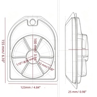 Plateau en blister PET transparent sur mesure pour têtes de jig de pêche, boîte d'emballage thermoformée transparente en gros