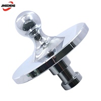 Adaptateur de boule de remorquage à col de cygne de 2-5/16 pouces pour attelage de tracteur-remorque