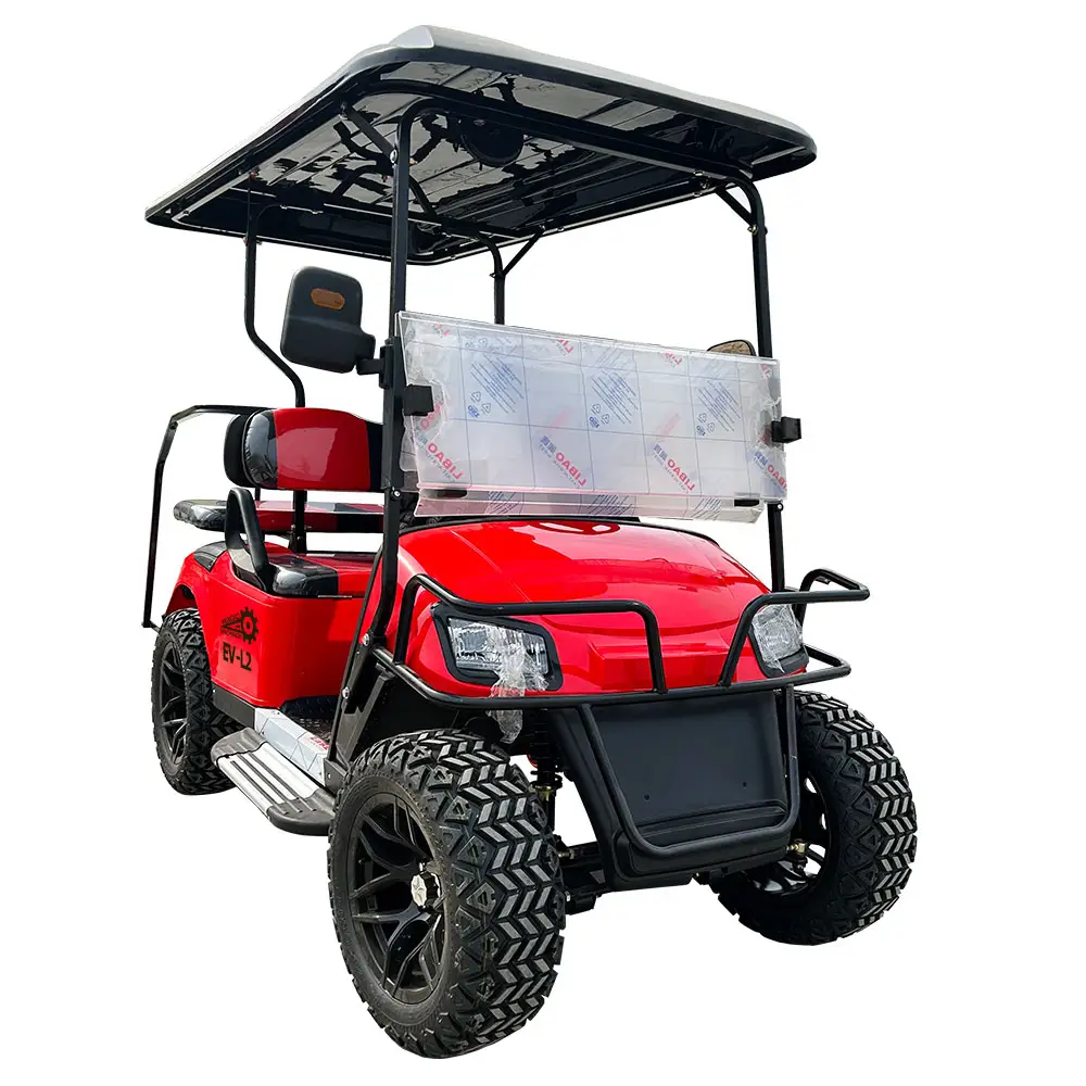 Golf Push Cart China Factory Professional Cheap Price Sightseeing Car Battery 48V 6 Seater Electric Golf Cart