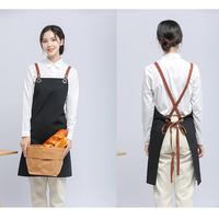Tablier de cuisine sans manches en toile pour femme, personnalisable avec logo par sublimation, durable et écologique, pour restaurant, accessoires de cuisson, bavoir de chef