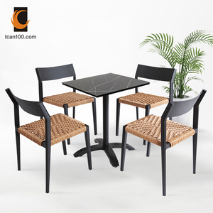European Style Rattan Dining <strong>Table</strong> <strong>and</strong> <strong>Chairs</strong> <strong>Cube</strong> <strong>Garden</strong> Furniture Ratan Furniture Set Outdoor <strong>Tables</strong> <strong>and</strong> <strong>Chairs</strong> for Bistro - Product Image 2