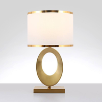 Lampe de chevet haut de gamme américaine, design créatif de luxe léger pour chambre à coucher, chambre d'hôtel, lampe de chevet, articles d'ameublement