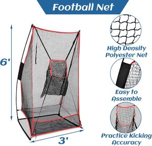 Équipement d'entraînement de football professionnel avec filet de <span class=keywords><strong>cible</strong></span> – <span class=keywords><strong>Cage</strong></span> de frappe et rebondisseur personnalisés 7x4 pieds pour l'entraînement - Product Image 2