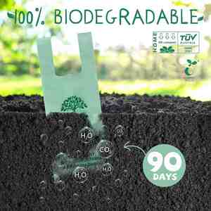 Sacs à déjections canines biodégradables en gros, rouleaux de recharges de sacs à déchets pour animaux de compagnie compostables et écologiques - Product Image 5
