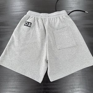 Pantalones Cortos Deportivos de Algodón con Logotipo Personalizado, Estilo Urbano Y2K, Grunge Gótico, con Parche Bordado de Labios, para Hombre - Product Image 3