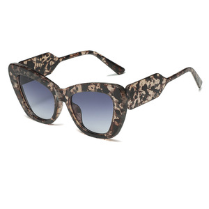 Lunettes de soleil œil de chat à monture complète UV400, mode femme, protection solaire adulte - Product Image 3