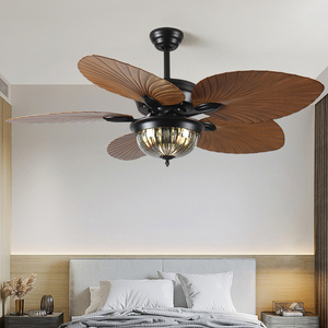 Ventilateur de plafond LED moderne HC 52 pouces à 5 pales, moteur DC, télécommande dimmable, CRI élevé, pour salon - Product Image 5