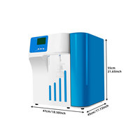 Machine à eau ultra-pure de laboratoire MT-VF-10-Équipement d'eau désionisée-Batterie de bioanalyseur-Machine à eau distillée