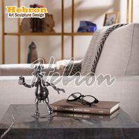 Vente flash - Sculpture de table en métal pour la maison - Figurine de femme corpulente - Figurine sexy - Statue pour la décoration de la maison