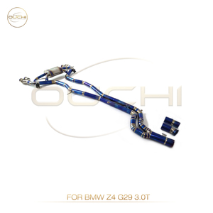 Escape de aleación de titanio Ouchi Catback para <span class=keywords><strong>BMW</strong></span> <span class=keywords><strong>2019</strong></span> + <span class=keywords><strong>Z4</strong></span> G29 3,0 T con válvula de silenciador, piezas de repuesto de rendimiento automático de escape - Product Image 4
