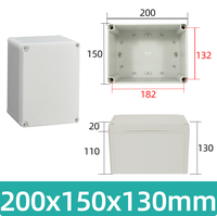 Boîte de jonction électrique étanche en ABS, boîte de protection des câbles, boîtier de protection pour appareils électroniques pour une utilisation en intérieur et en extérieur