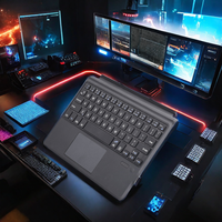 Nouveau clavier mécanique sans fil avec pavé tactile intégré pour tablettes Surface GO3 GO4 10,4 pouces, clavier de projection pleine taille ultra-fin
