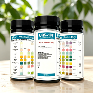 Bandelettes de test <span class=keywords><strong>urinaire</strong></span> URS-10 à 10 paramètres, réactifs anti-interférence VC, pour leucocytes, glucose, pH, protéines, test <span class=keywords><strong>urinaire</strong></span> dipstick - Product Image 2