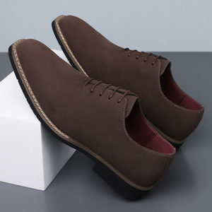 Soldes d'été 2026 : Chaussures en cuir confortables et polyvalentes pour hommes, style décontracté et habillé, faciles à enfiler, tendance - Product Image 3